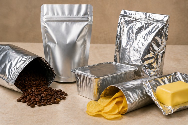 hliníkové fólie k balení potravin